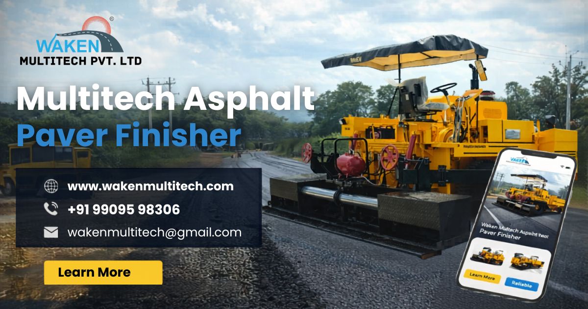 Multitech Asphalt Paver Finisher