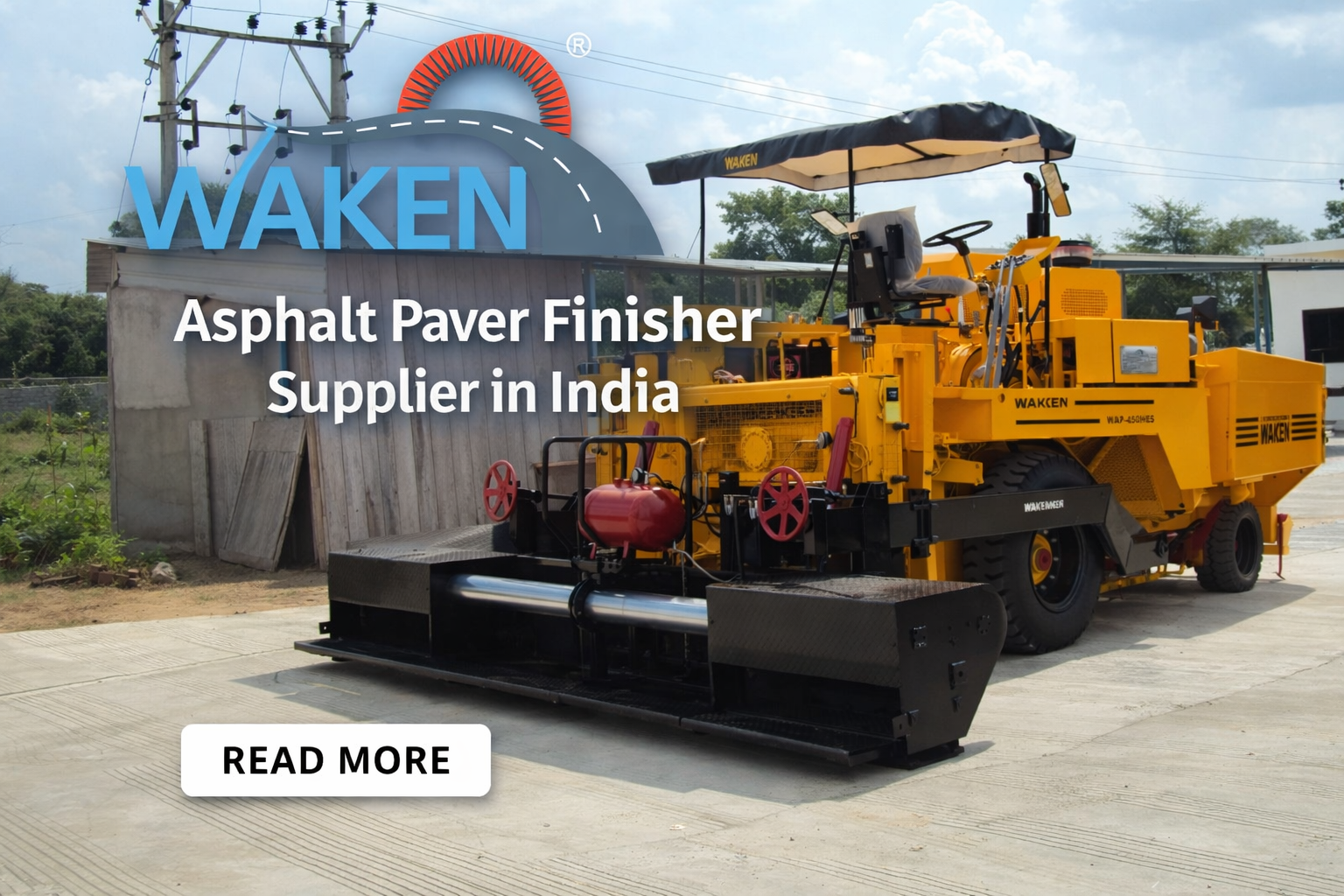Asphalt Paver Finisher Supplier in India