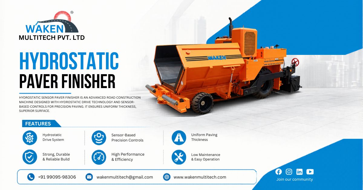 Hydrostatic Paver Supplier