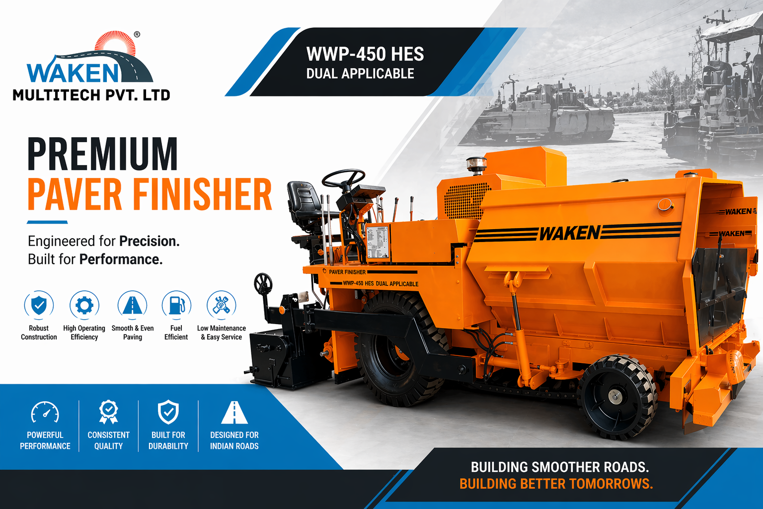 Premium Paver Finisher Manufacturer in India