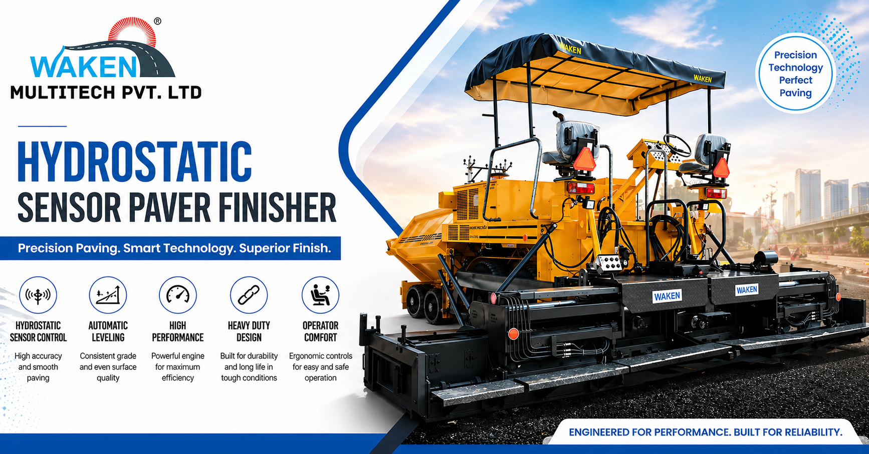 Hydrostatic Paver Supplier in India