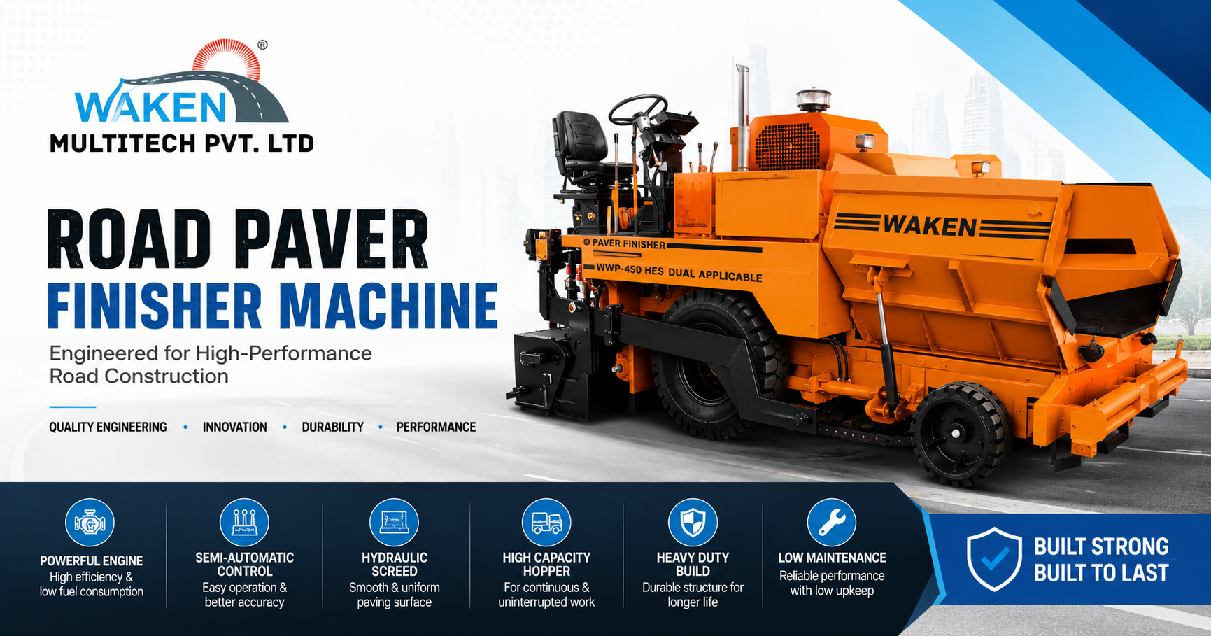 Paver Finisher Manufacturer