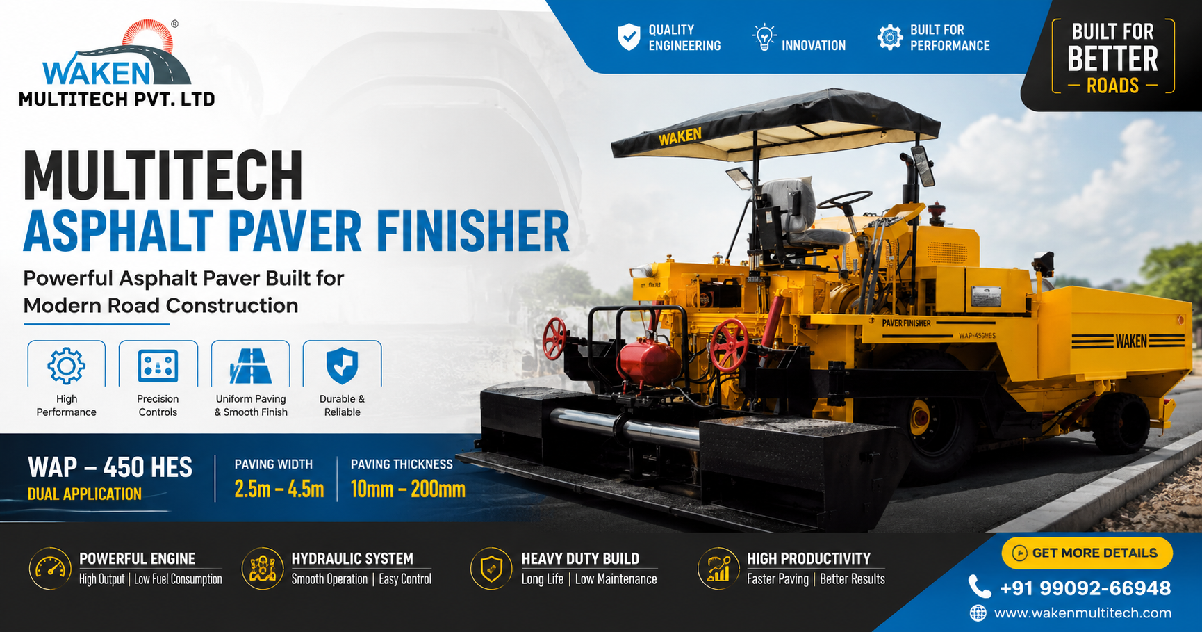 Best Asphalt Paver Finisher