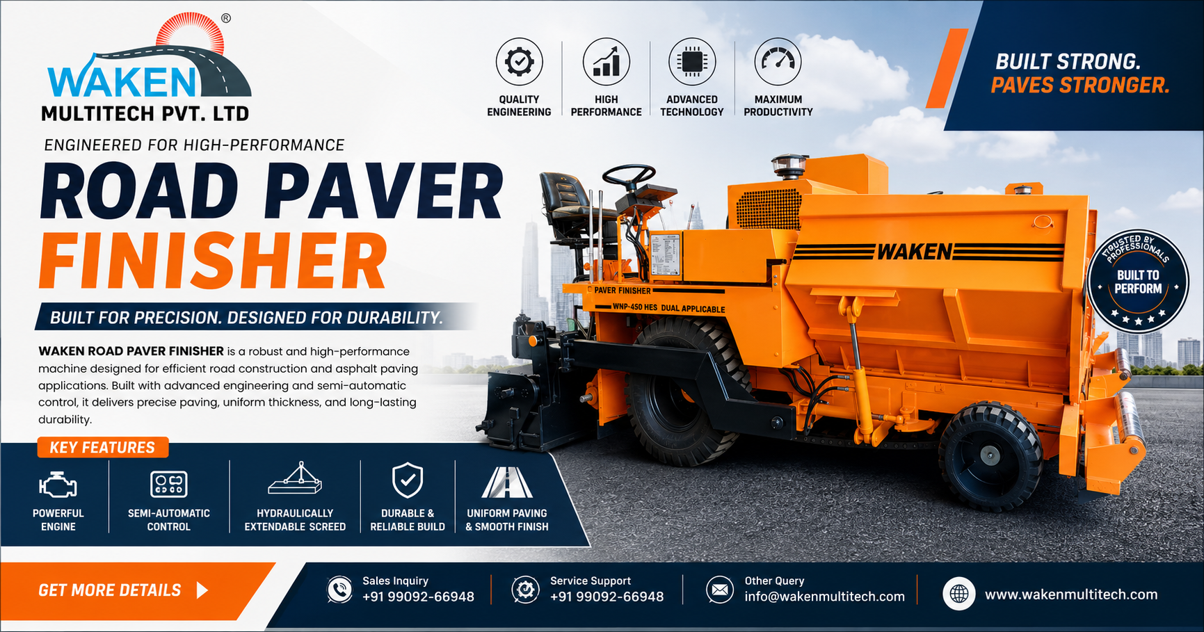 Best Paver Finisher Manufacturer