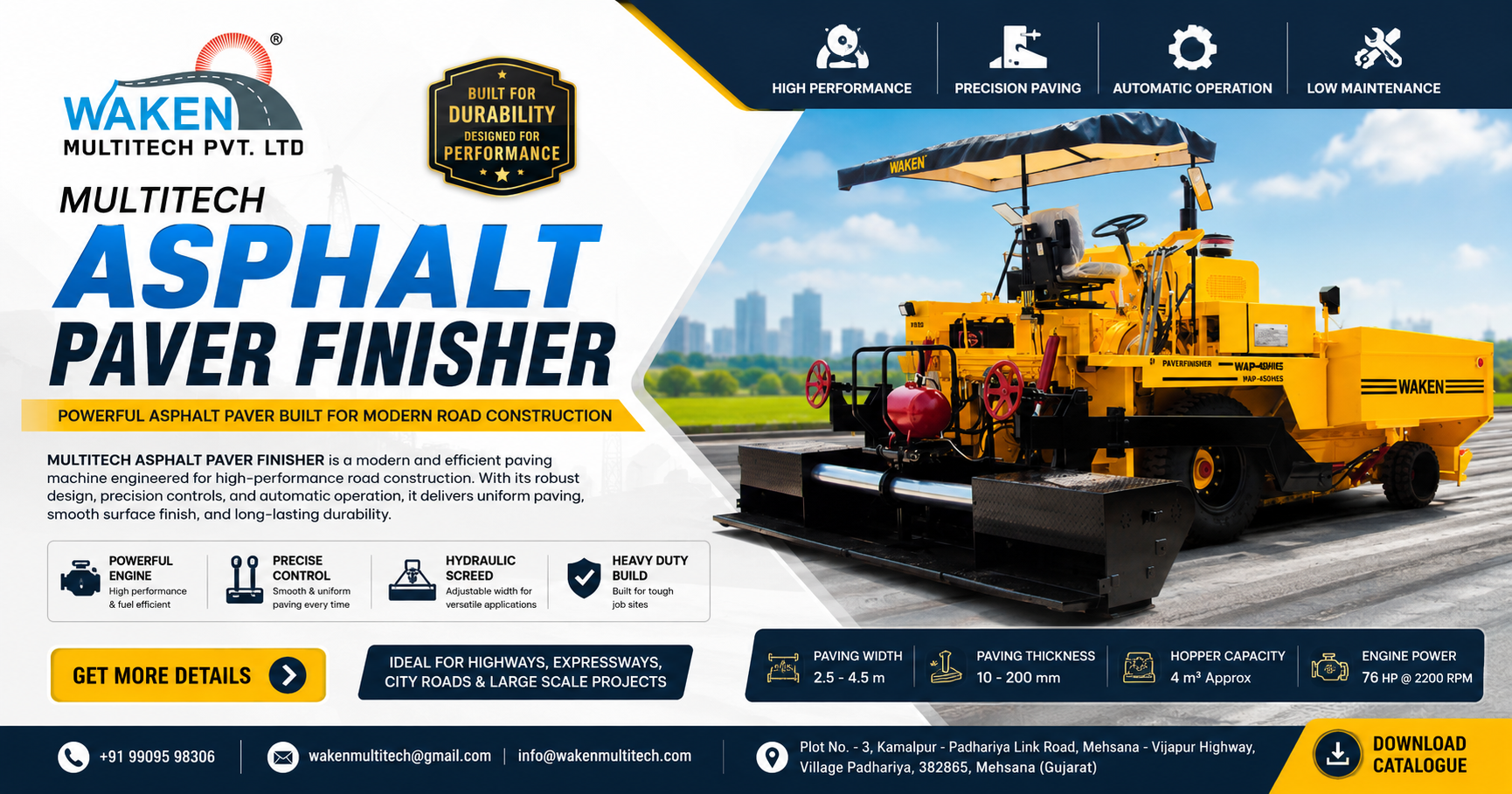 Best Asphalt Paver Supplier