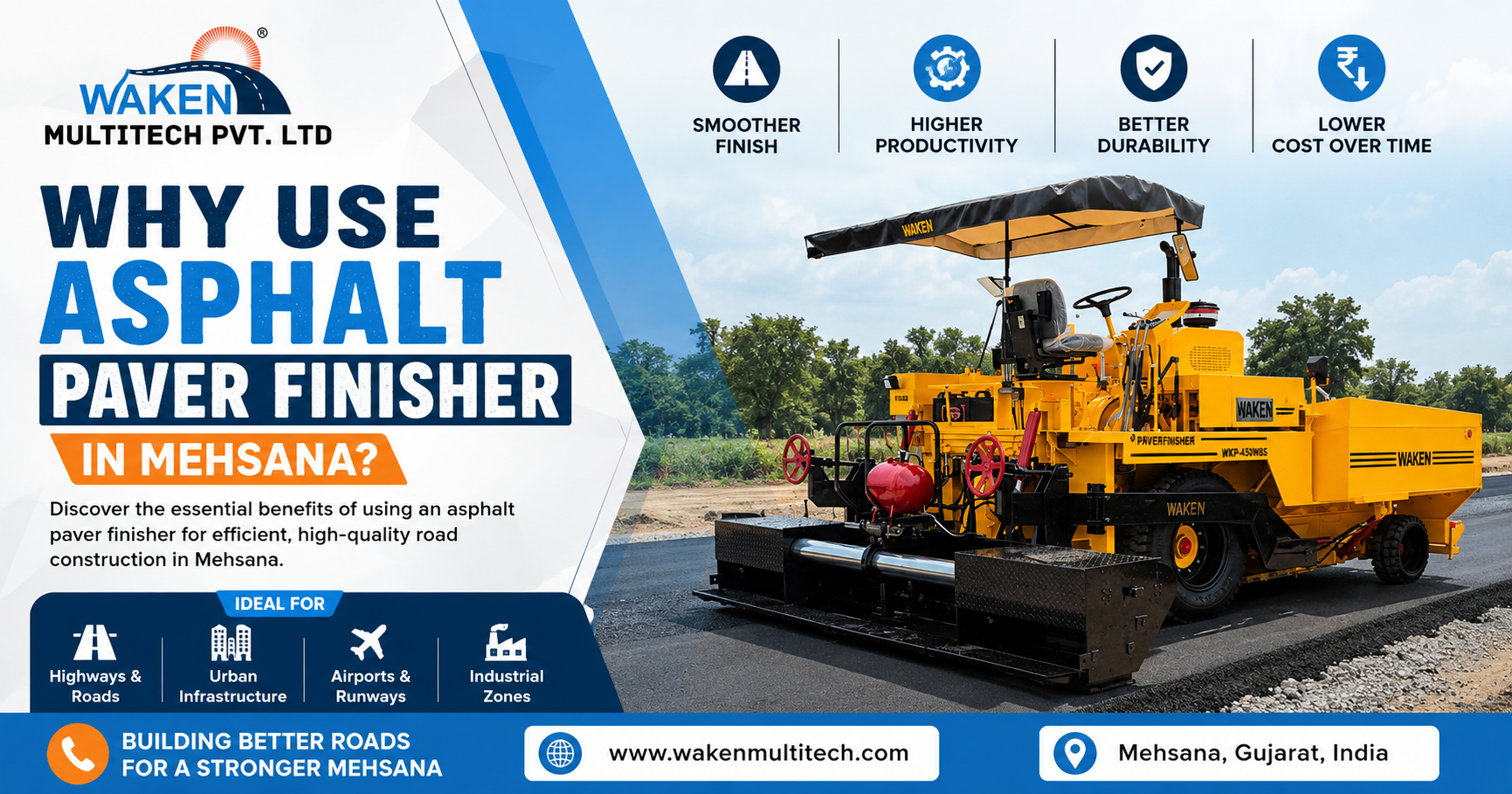 Why Use Asphalt Paver Finisher