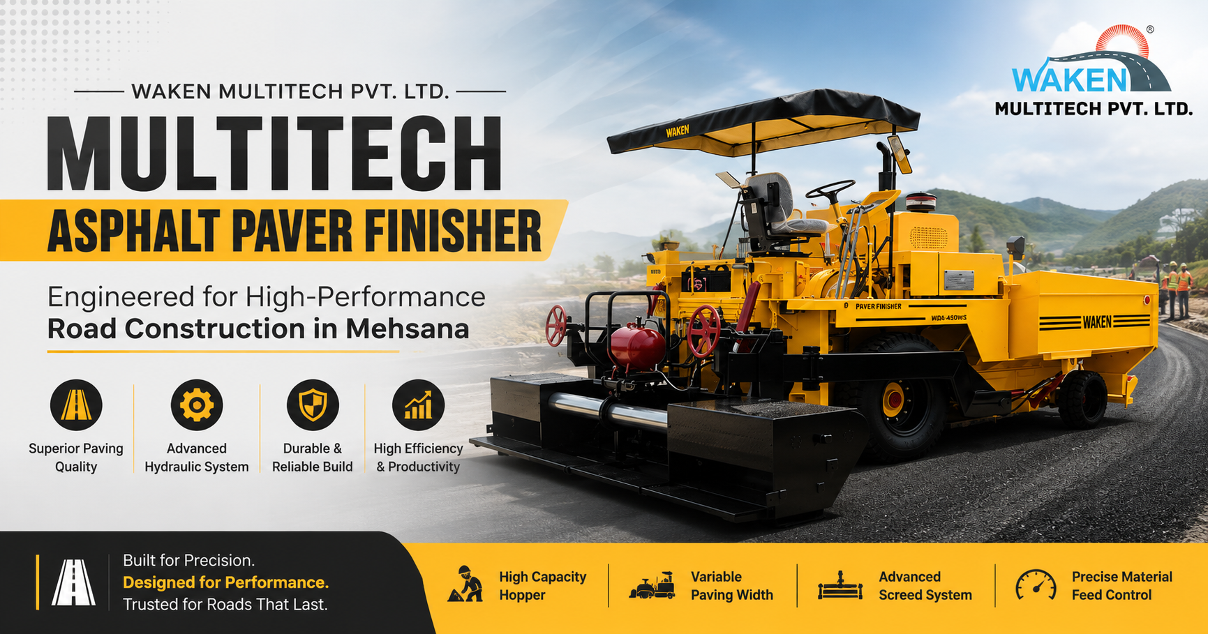 Buy Multitech Asphalt Paver Finisher