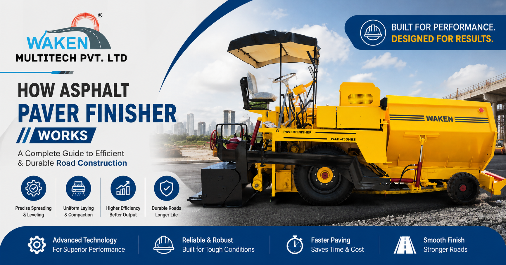 How Asphalt Paver Finisher Works