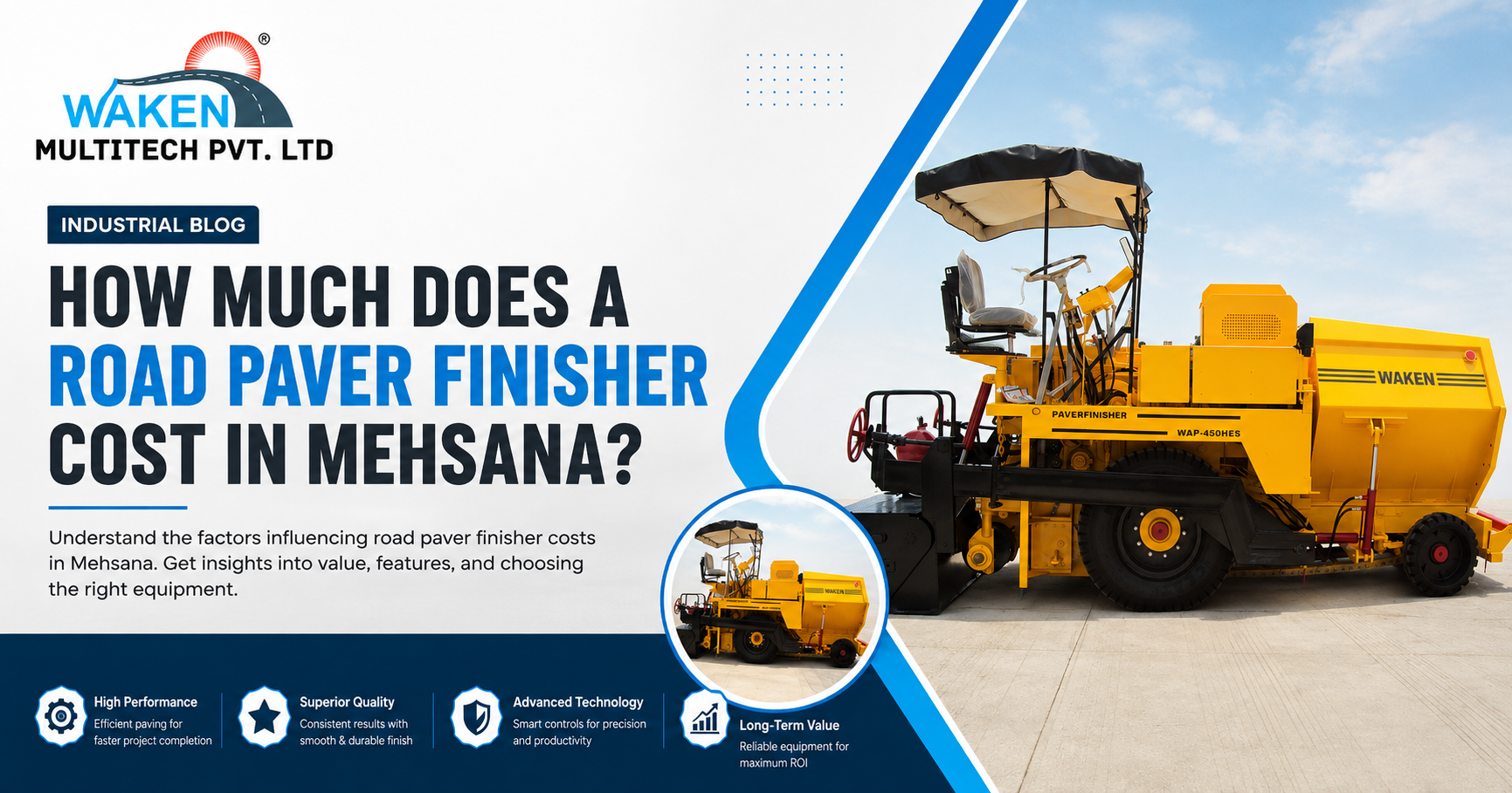 How Much Does a Road Paver Finisher Cost