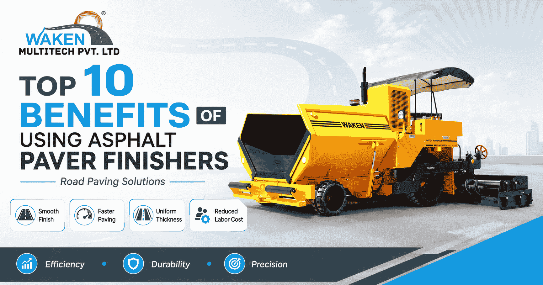 Top 10 Benefits of Using Asphalt Paver Finishers