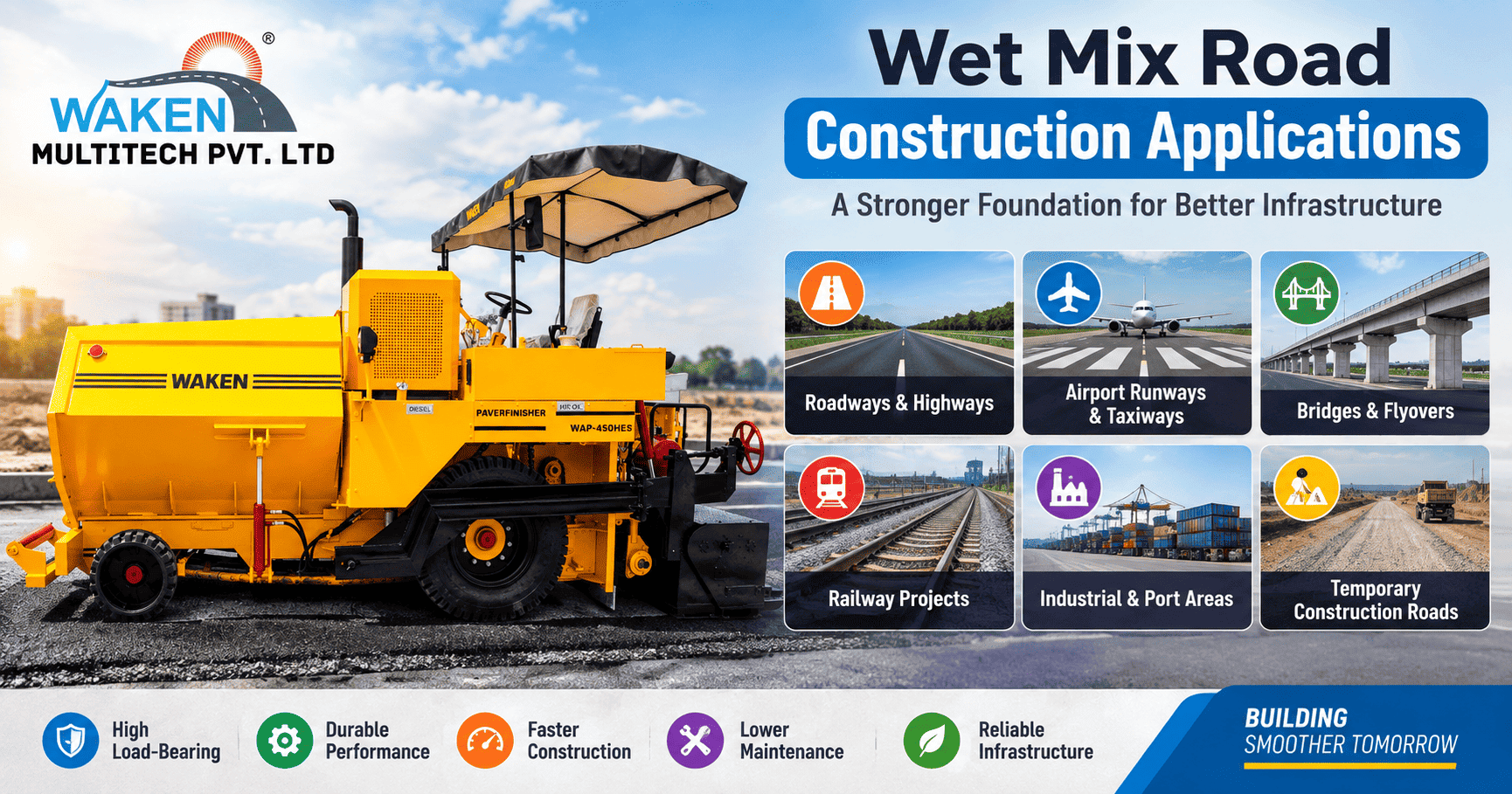 Wet Mix Road Construction Applications