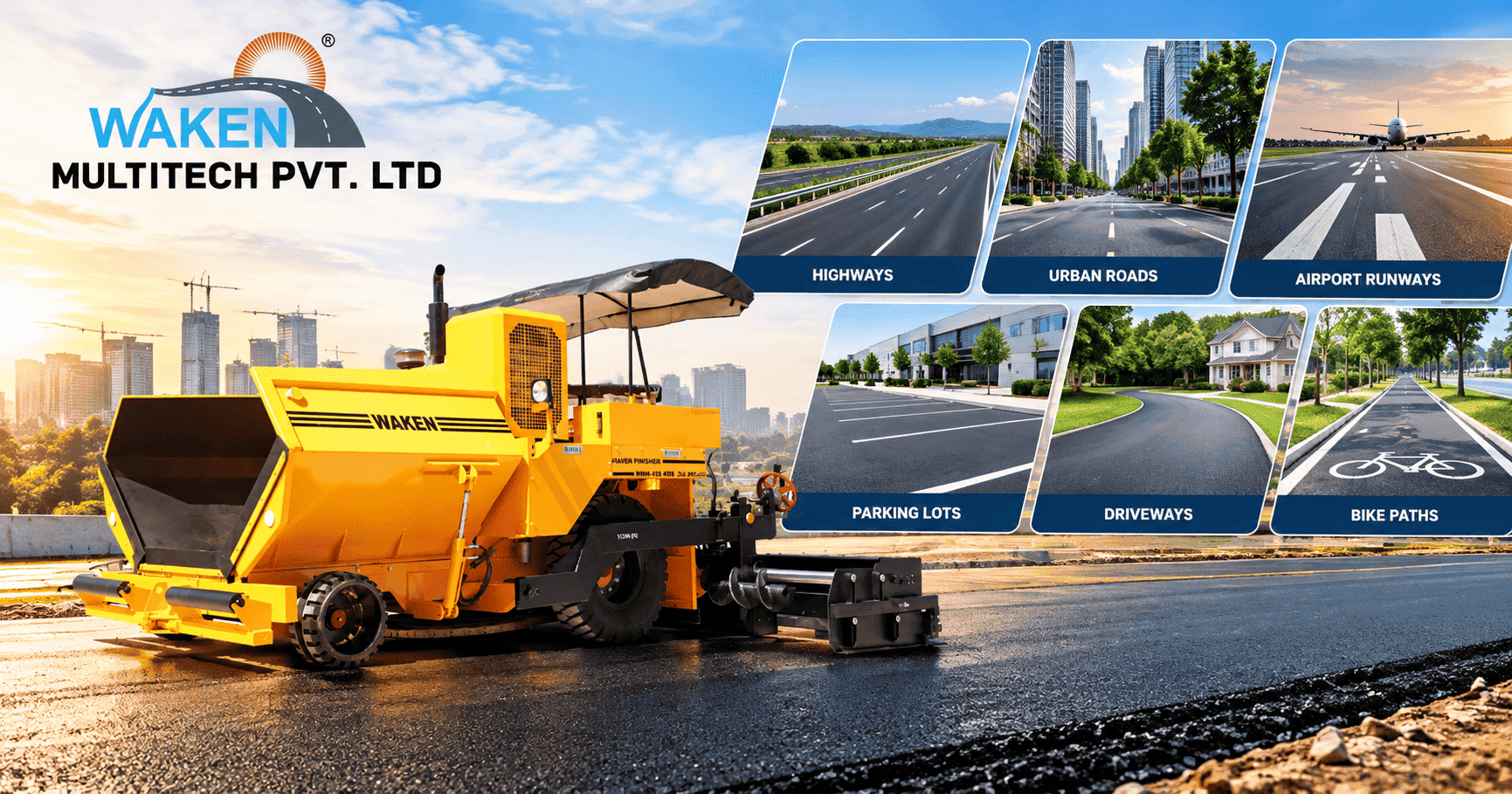 Applications of Asphalt Paving Equipment