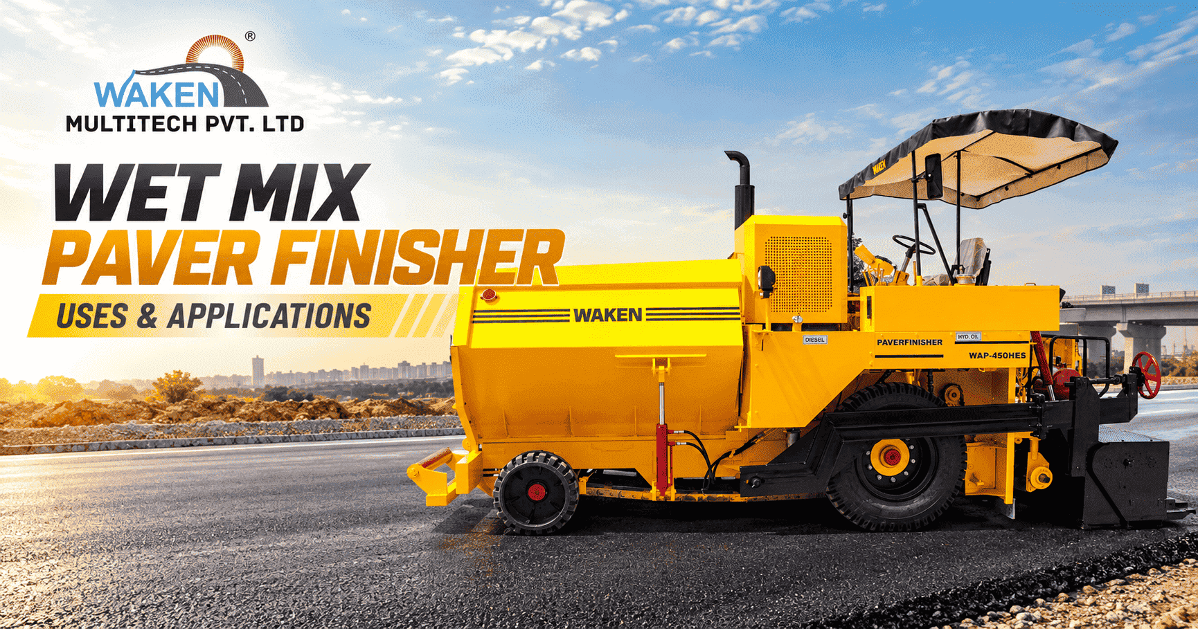 Wet Mix Paver Finisher: Uses