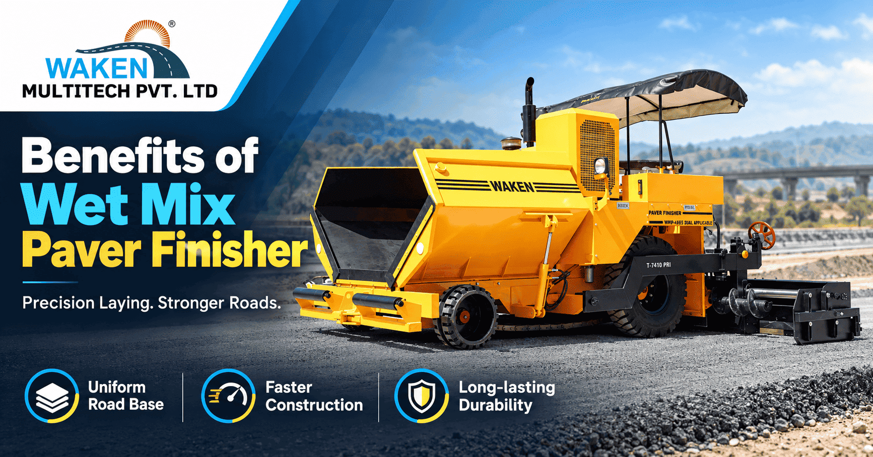Benefits of Wet Mix Paver Finisher