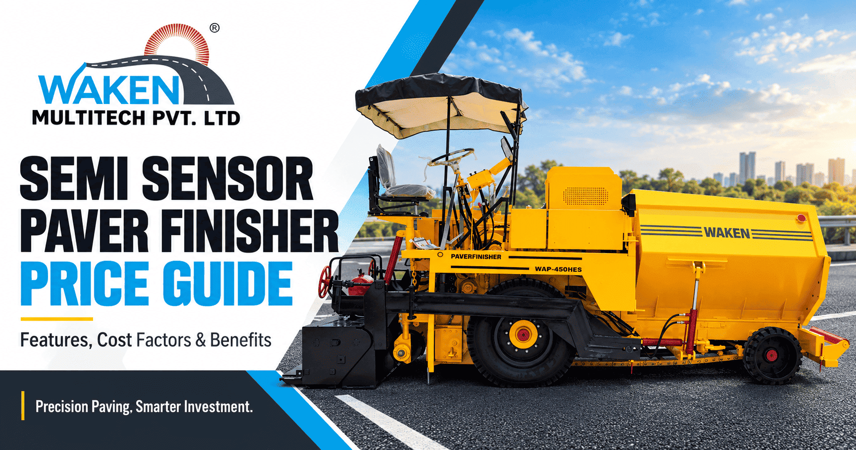 Semi Sensor Paver Finisher Price